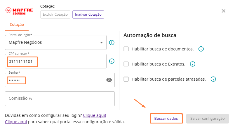 Logins Seguradoras - Como configurar o login da Mapfre Negócios
