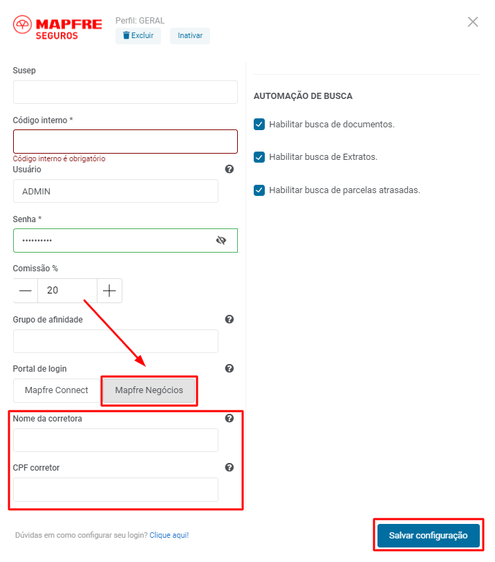 Logins Seguradoras Como Configurar O Login Da Mapfre